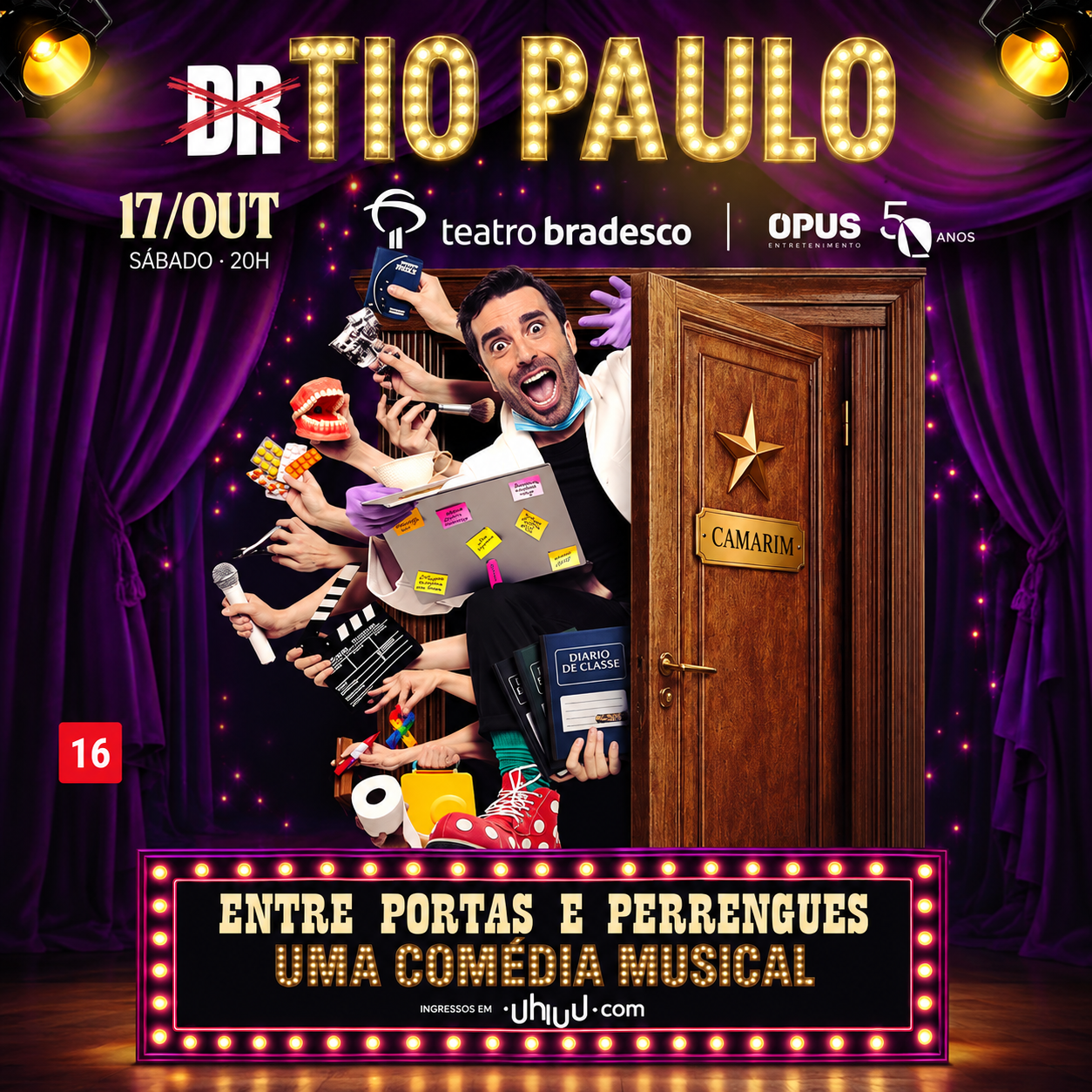 FC7FAB41-7E59-4854-8369-F892626F0B57 Paulo Bonavides estreia com “Entre Portas e Perrengues” no Teatro Bradesco
